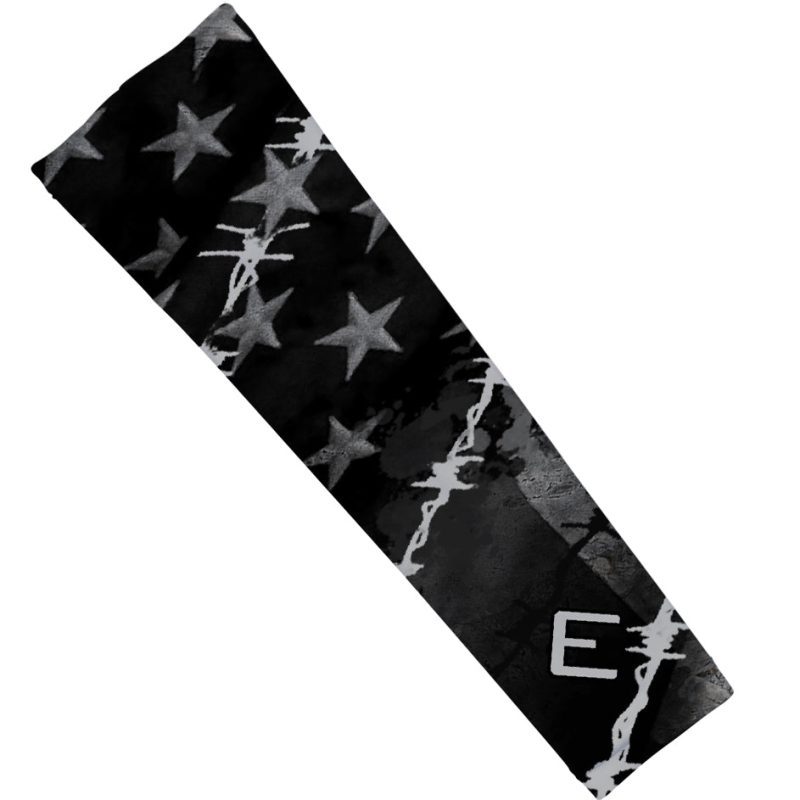 barbed wire usa flag arm sleeve 729953