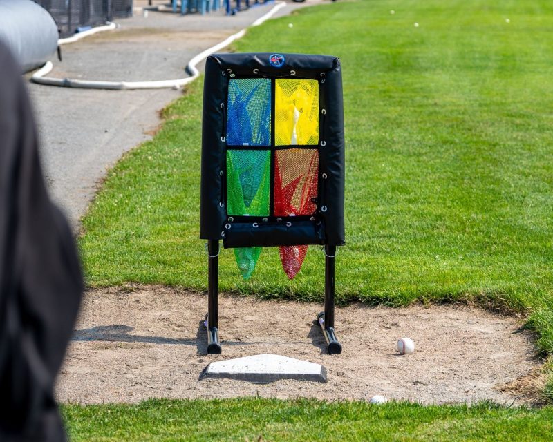 colored 4 hole pitch target 202163