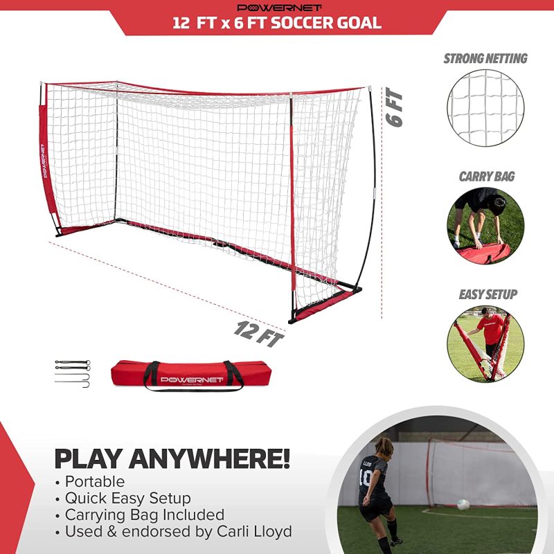 powernet soccer goal 12 x 6 958201