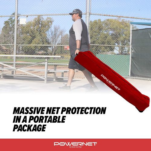 powernet xl sports barrier net 215 ft x 115 ft 247 sqft of protection 788212