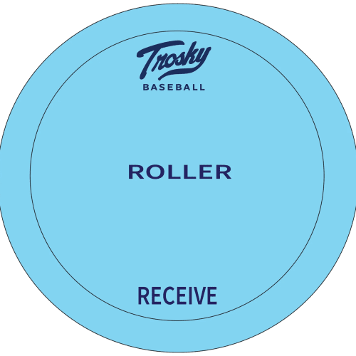 trosky 26 x 26 rebounder with trosky fielding mat flat cones 5 hop drill w video series 536306